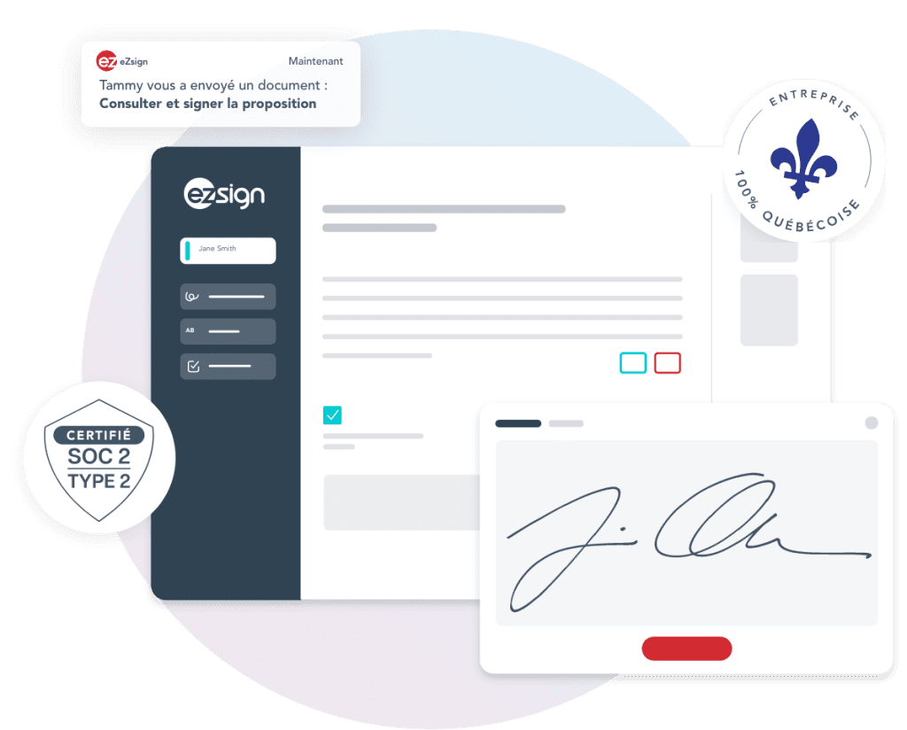 App Signature Électronique 100% Québec